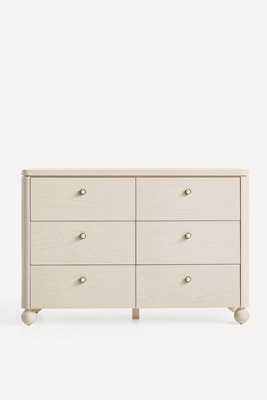 Anthropologie Tasha Six-drawer Dresser In Neutral