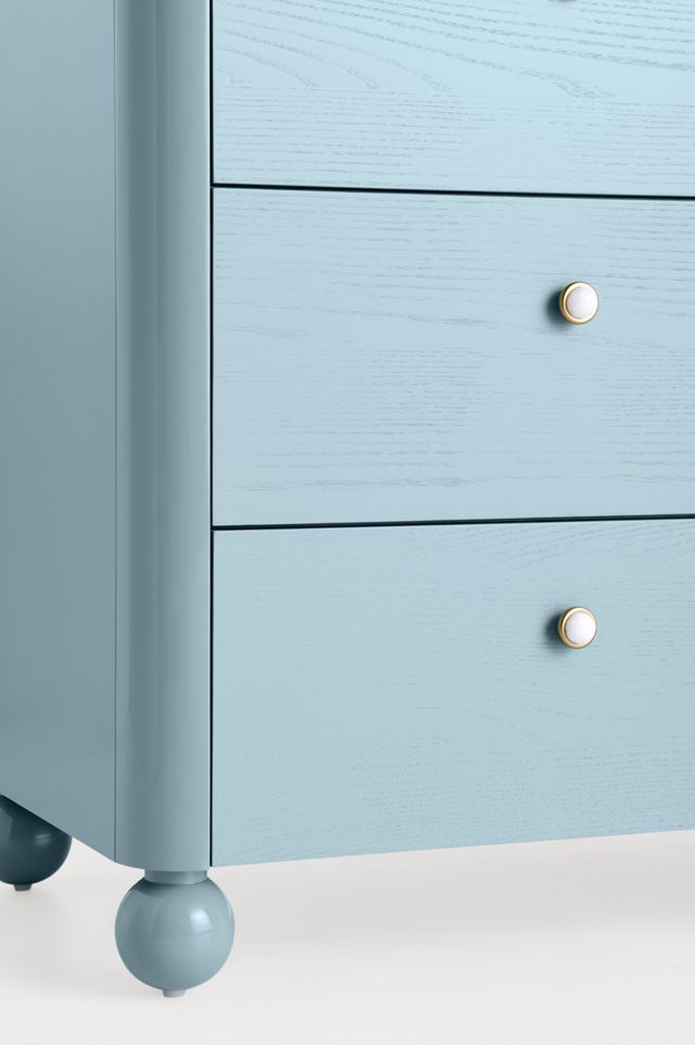 Tasha Lacquer Six-Drawer Dresser #4