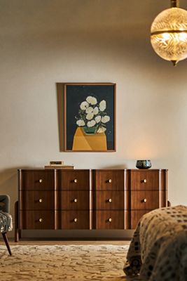 Scroll Vine Inlay Six-Drawer Dresser | AnthroHome