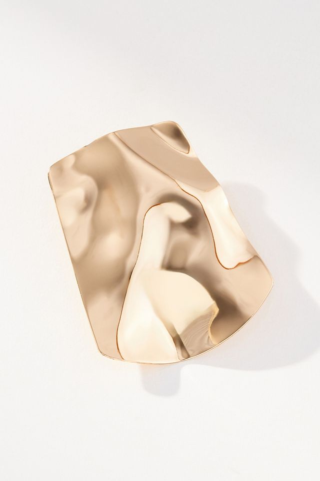 Orecchini con Borchie Quadrate Arricciate #1