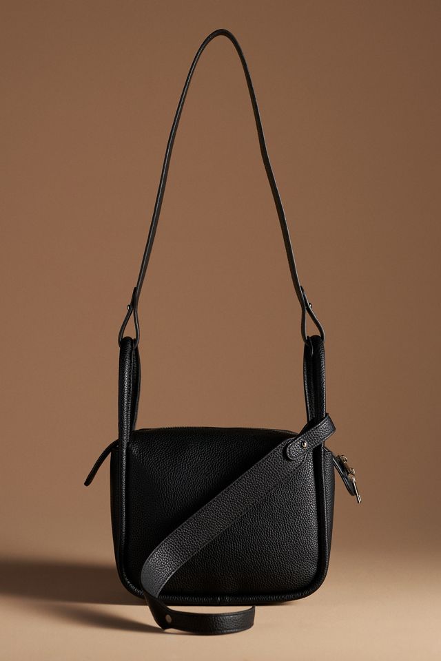 Faux Leather Utility Box Bag #1