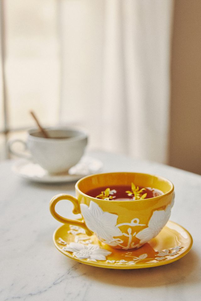Luciana Stoneware Cup and Saucer #1