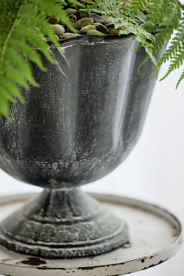 Ridged Iron Urn #1