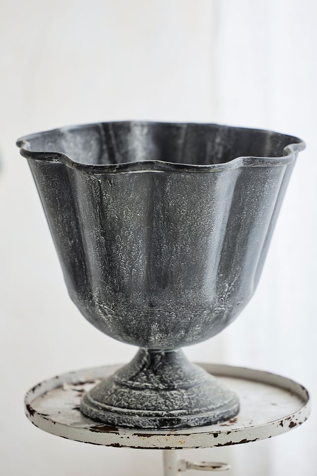 Ridged Iron Urn | AnthroLiving