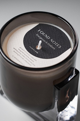 Anthropologie Found Notes Candle