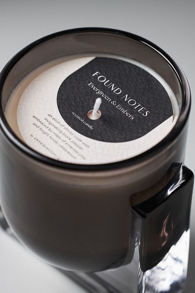 Found Notes Woody Evergreen & Embers Boxed Candle #3
