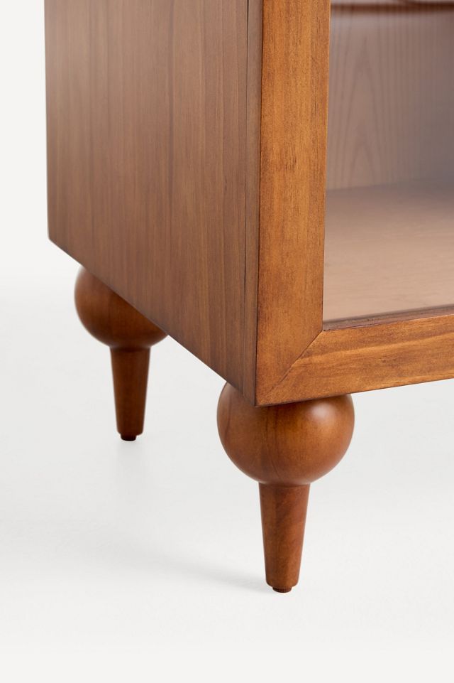 Fern Marble-Top Ash Wood Sideboard #4