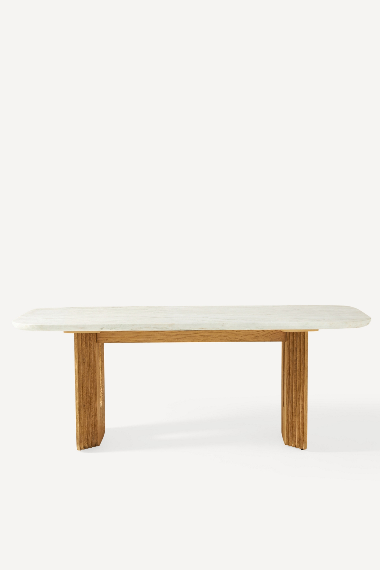 Cayden Rectangular 80" Carrara Marble Dining Table
