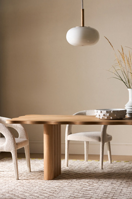 Anthropologie Caldwell Rectangular Oak Dining Table