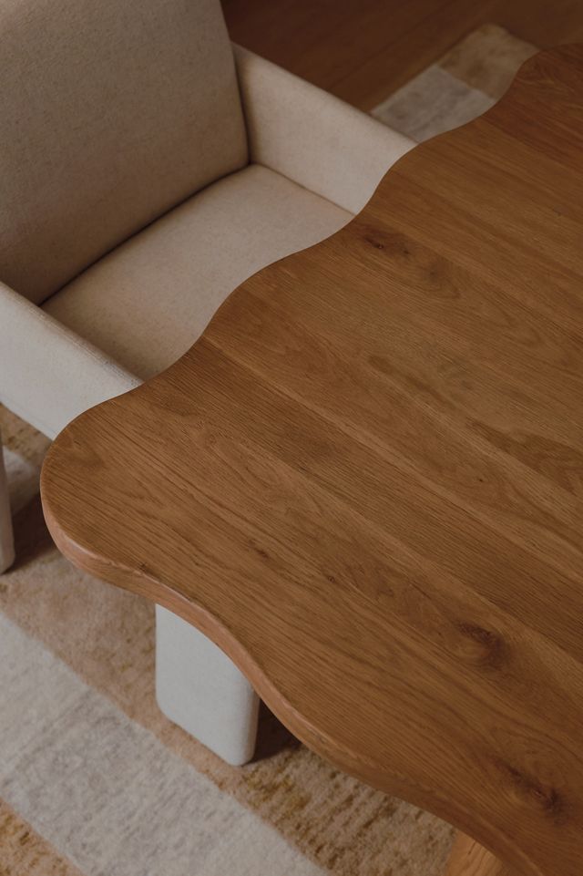 Caldwell Rectangular Oak Dining Table #4