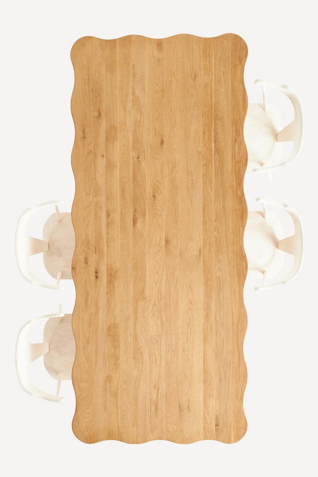 Caldwell Rectangular 92" Oak Dining Table #4