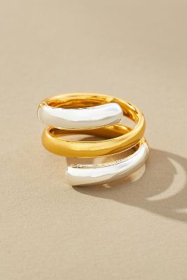 Emma Pills Double Strobe Ring | Anthropologie