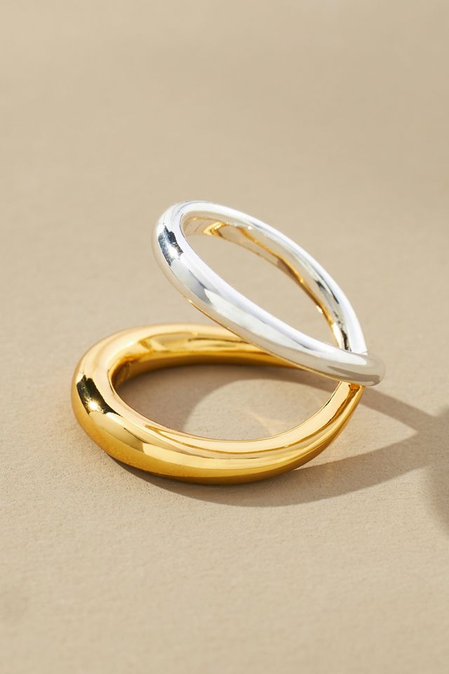 Emma Pills Halo Two-Tone Ring #1