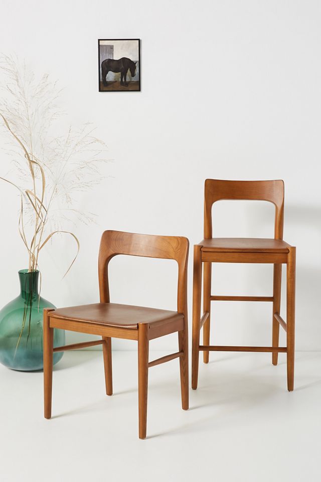 Heritage Ash Wood Counter Stool #7