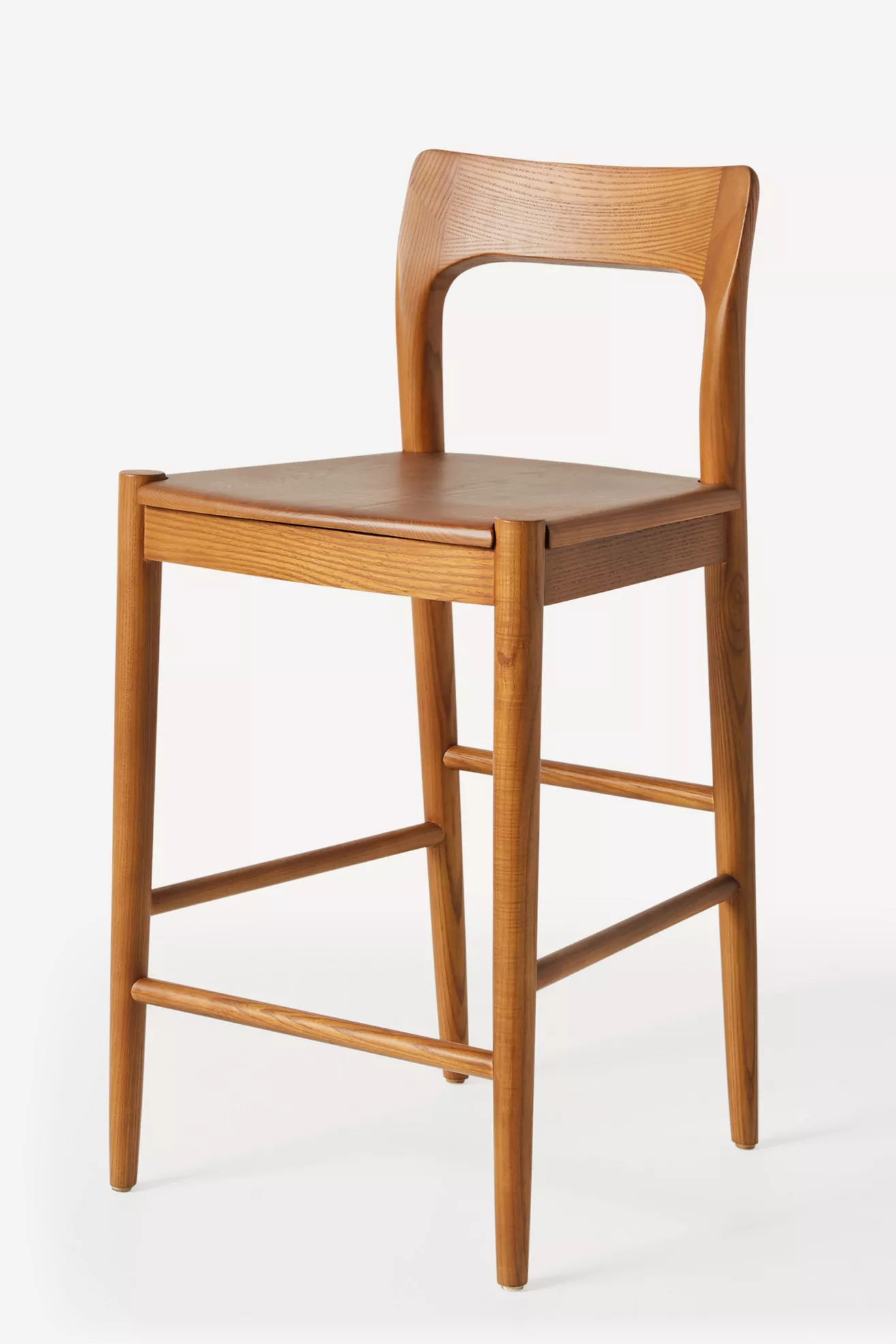 Heritage Ash Wood Counter Stool - thumbnail 2