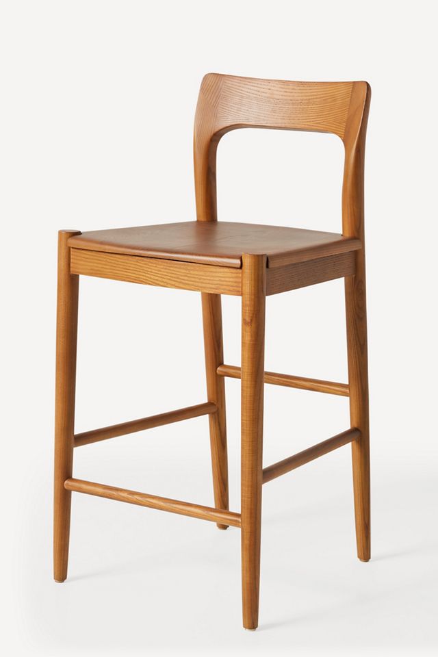 Heritage Ash Wood Counter Stool #1
