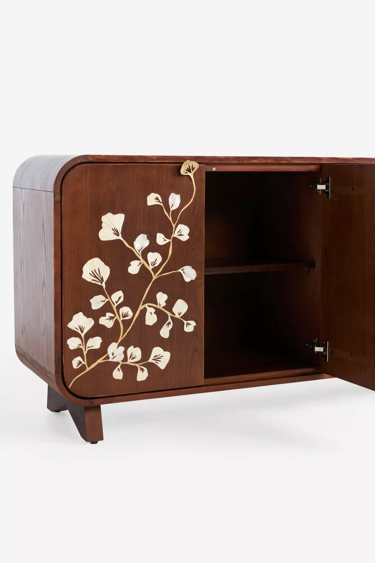 Toulouse Rectangular 70"  Pearl Inlay Wood Sideboard - thumbnail 4
