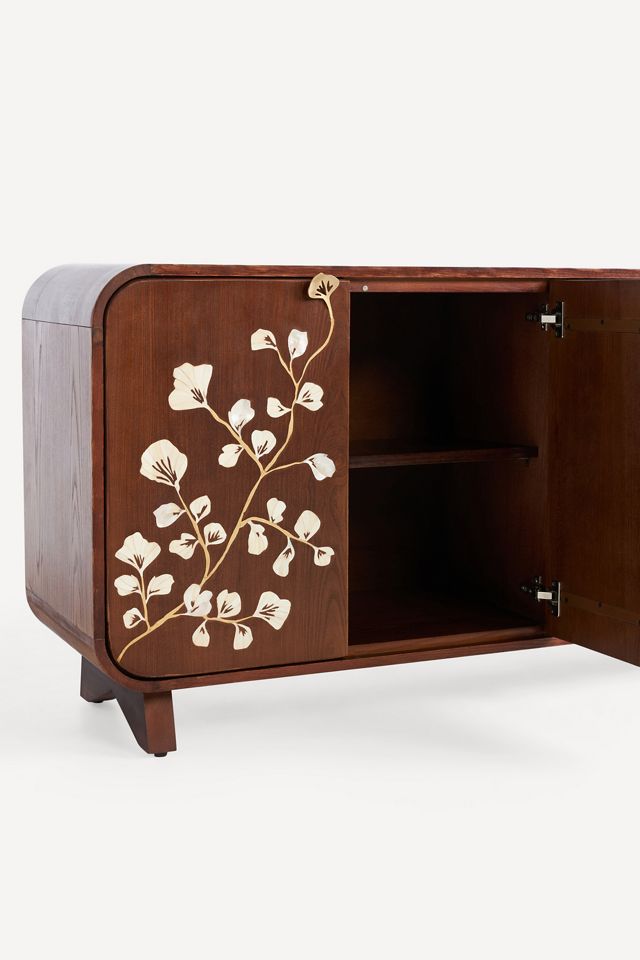 Toulouse Rectangular 70" Pearl Inlay Wood Sideboard #3