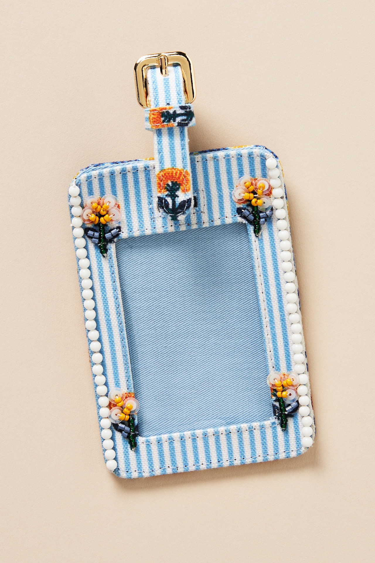 By Anthropologie Printed Luggage Tag