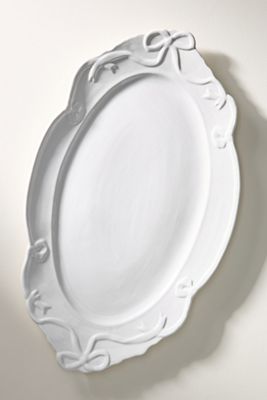 Benedita Bow Ceramic Stoneware Platter
