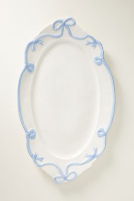 Benedita Bow Ceramic Stoneware Platter