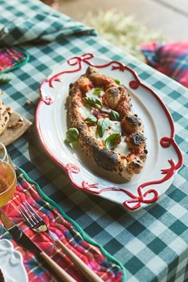 Benedita Bow Ceramic Stoneware Platter