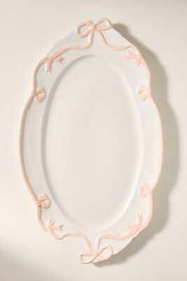 Benedita Bow Ceramic Stoneware Platter