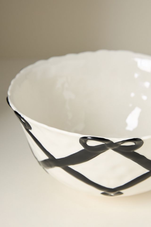 Benedita Bow Ceramic Stoneware Serve Bowl #2