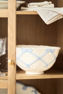 Benedita Bow Ceramic Stoneware Serve Bowl