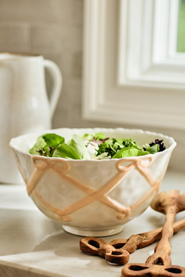 Benedita Bow Ceramic Stoneware Serve Bowl