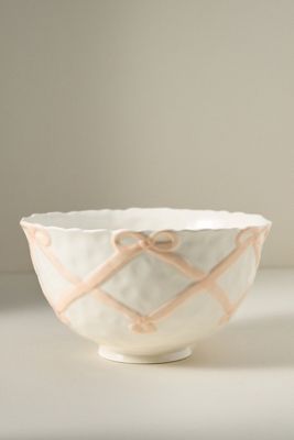 Benedita Bow Ceramic Stoneware Serve Bowl
