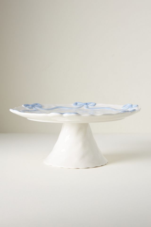 Benedita Bow Ceramic Stoneware Cake Stand