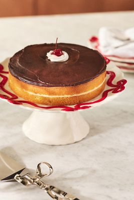 Benedita Bow Ceramic Stoneware Cake Stand