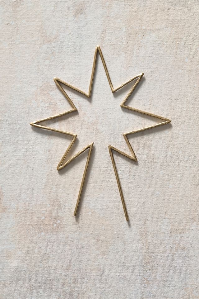 Brass Star Plant Support #1