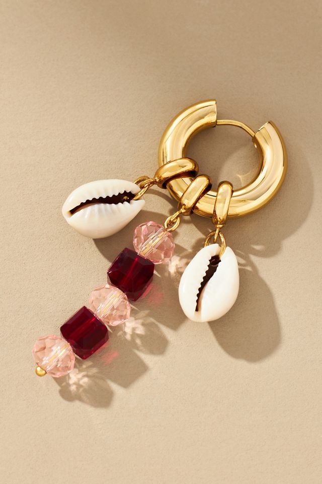 The Shell Dealer Sunshine Dealer Huggie Earring #1