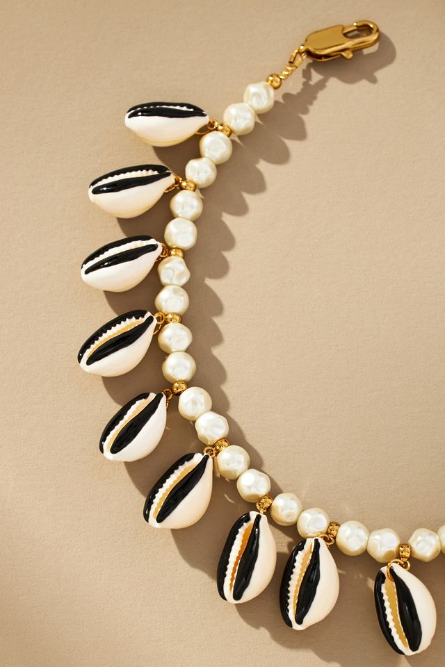 The Shell Dealer Black Poppers Shell Necklace #1