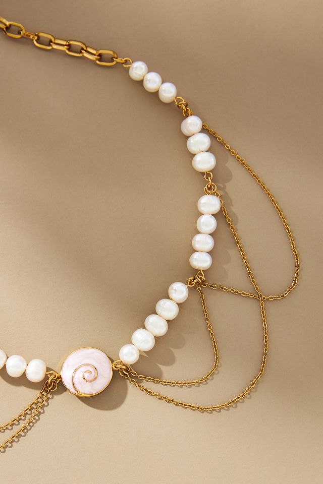 The Shell Dealer Sainte-Gigi Freshwater Pearl Necklace #1