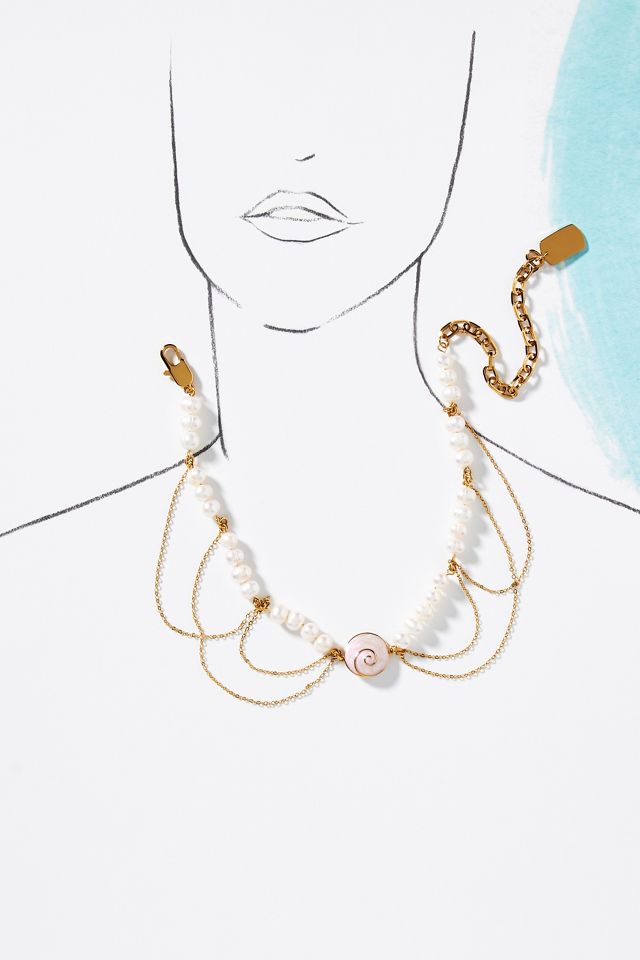 The Shell Dealer Sainte-Gigi Freshwater Pearl Necklace #2