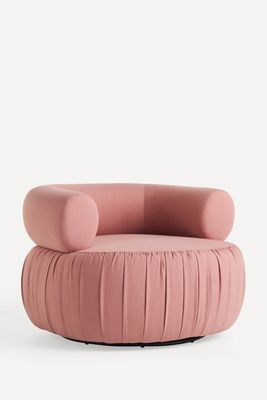 Martinique Performance Linen Swivel Chair