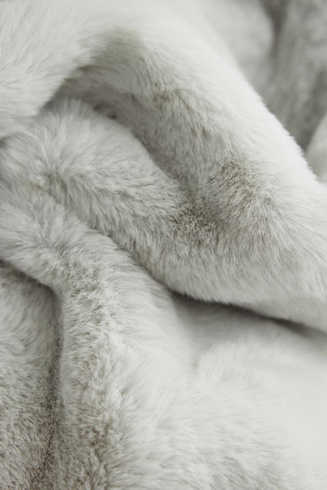 Sophie Faux Fur Throw Blanket #3
