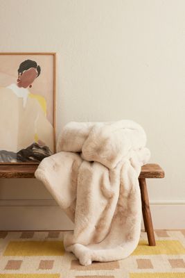 Sophie Faux Fur Throw Blanket