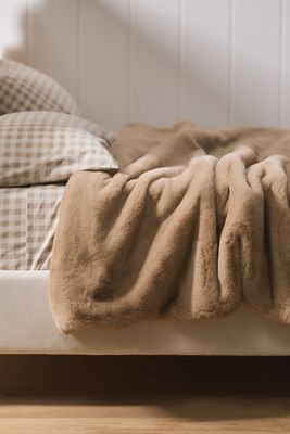 Sophie Faux Fur Throw Blanket