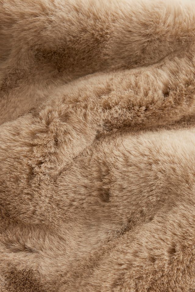 Sophie Faux Fur Throw Blanket #3