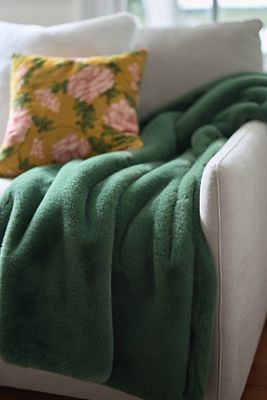 Sophie Faux Fur Throw Blanket