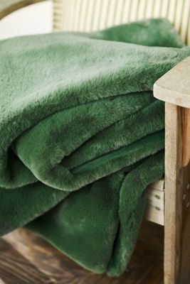 Sophie Faux Fur Throw Blanket
