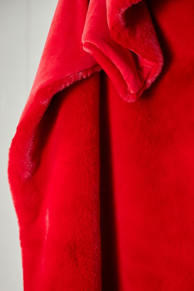 The Sophie Faux-Fur Throw Blanket #1