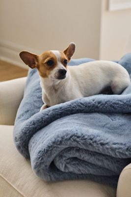 Sophie Faux Fur Throw Blanket