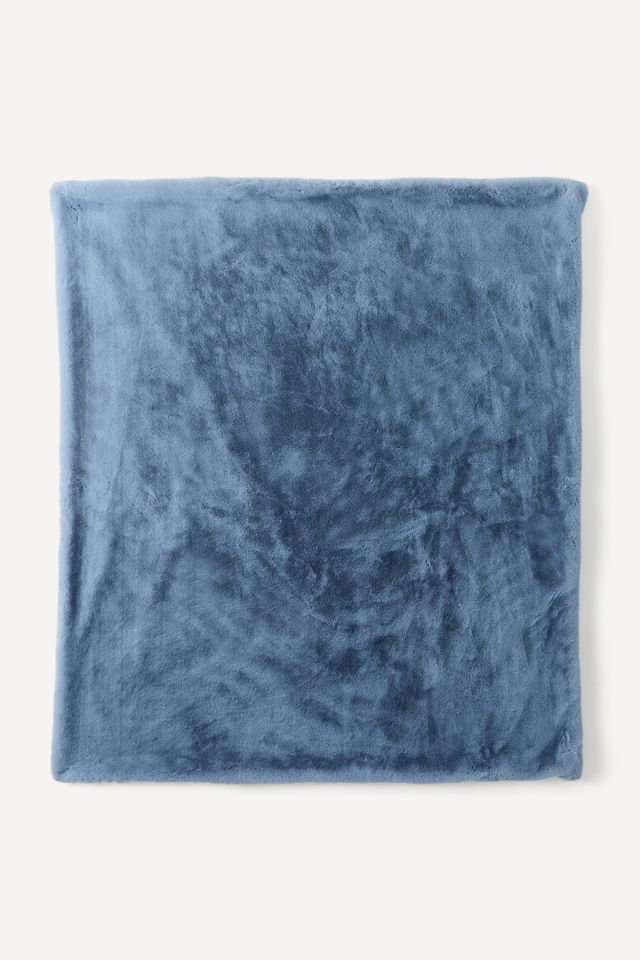 Sophie Faux Fur Throw Blanket #5