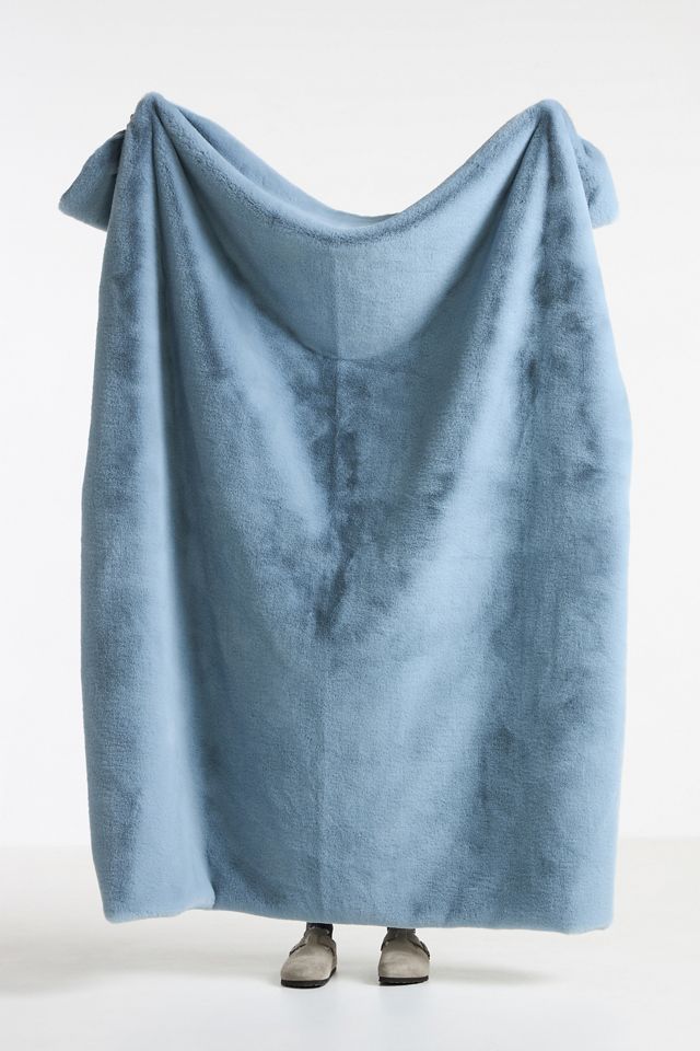 Anthropologie offers faux fur throw blanket