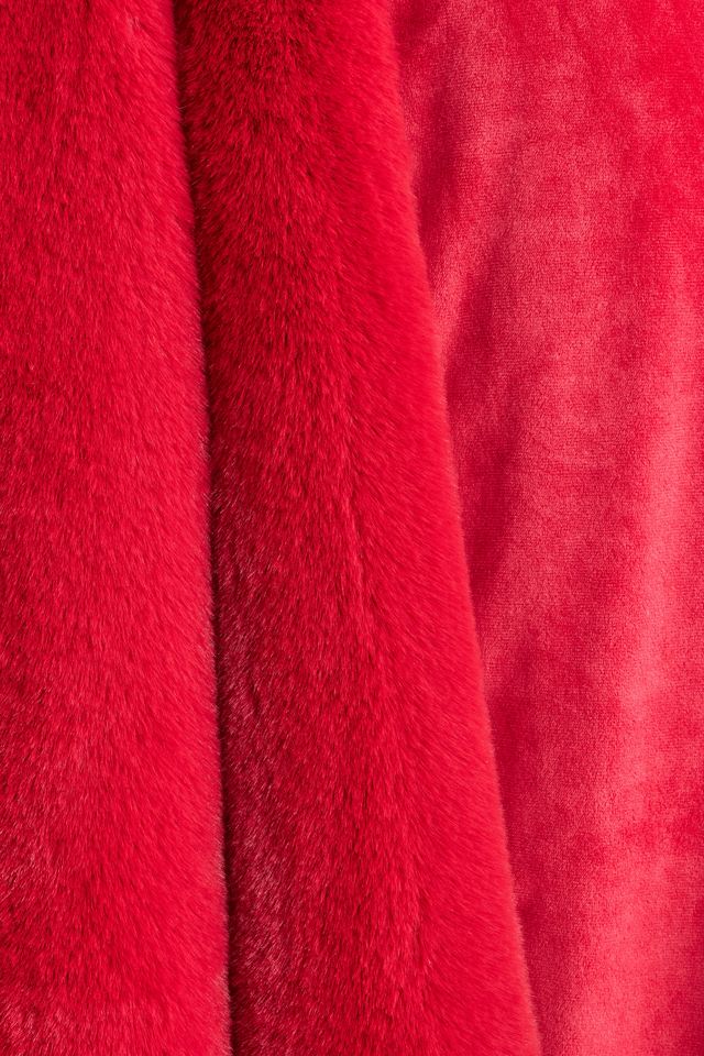 Sophie Faux Fur Throw Blanket #1